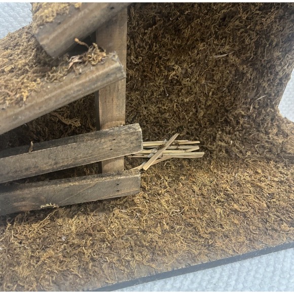 Vintage Boyds‎ Bears 2005 Plush Nativity Set #567957  Wooden Manger Crèche EUC! - Picture 3 of 8